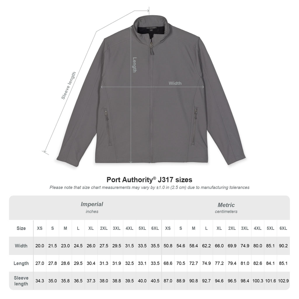 Embroidered Men's Core Soft Shell Jacket – Lightweight Windproof Jacket